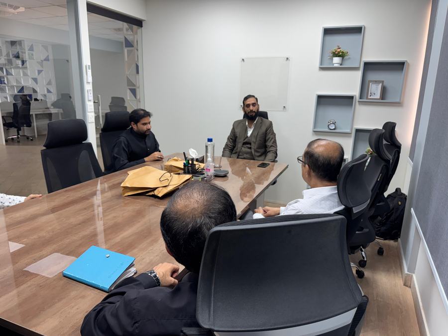 Client training session and certificate ceremony photo