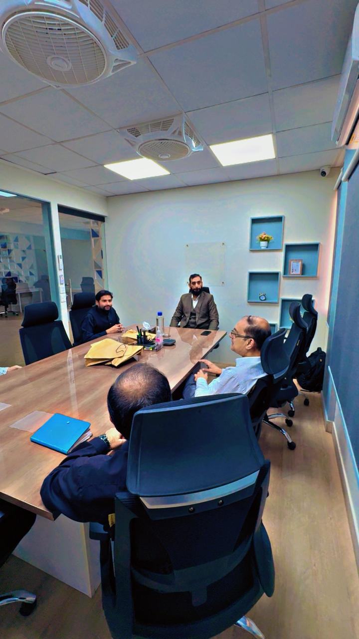 Client training session and certificate ceremony photo